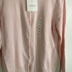 Croft&Barrow long sleeved pink cardigan